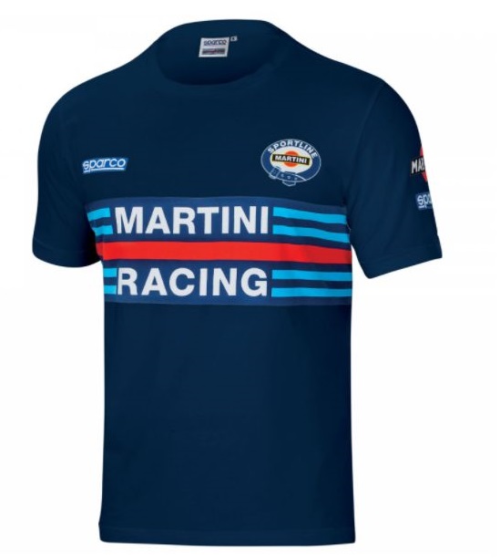 Tričko Sparco MARTINI Racing, modrá